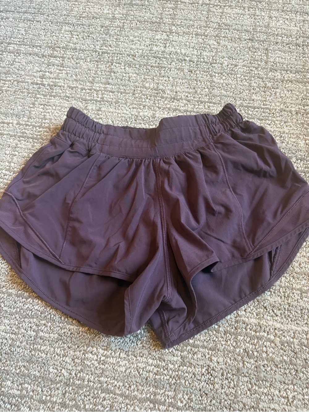 lululemon athletica Plum Athletic Running Shorts